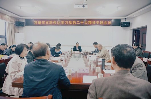 市文联传达学习党的二十大精神