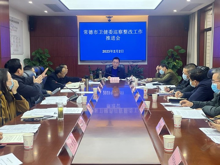 以巡察整改为契机推动全市卫生健康工作提质增效