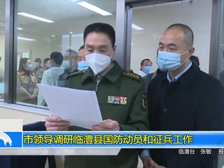 市领导调研临澧县国防动员和征兵工作